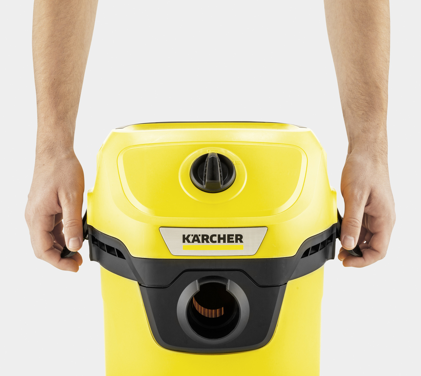  Kärcher WD 3 - Aspiradora multiusos para tienda en seco y  húmedo, 4.5 galones, con accesorios, función de soplador, diseño compacto  que ahorra espacio, 1000 W, color amarillo : Hogar y Cocina